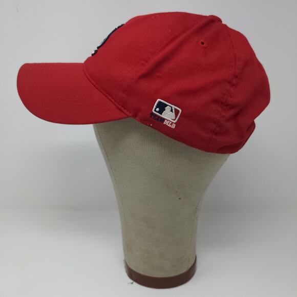 Team MLB St Louis Cardinals Strapback Hat Embroidered Logo Red - Picture 5 of 13